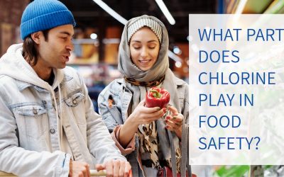 What part does chlorine play in food safety?